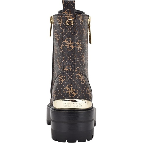 GUESS Women's Ferina Combat Boots - Picture 4 of 6